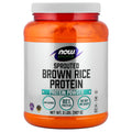 NOW Foods Sports Sprouted Brown Rice Protein Powder, Unflavoured, 907 g (2 lb)