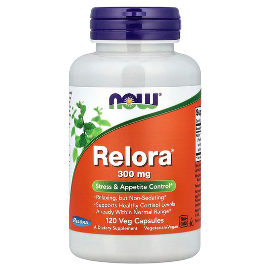 NOW Foods Relora 300 mg, 120 Veg Capsules