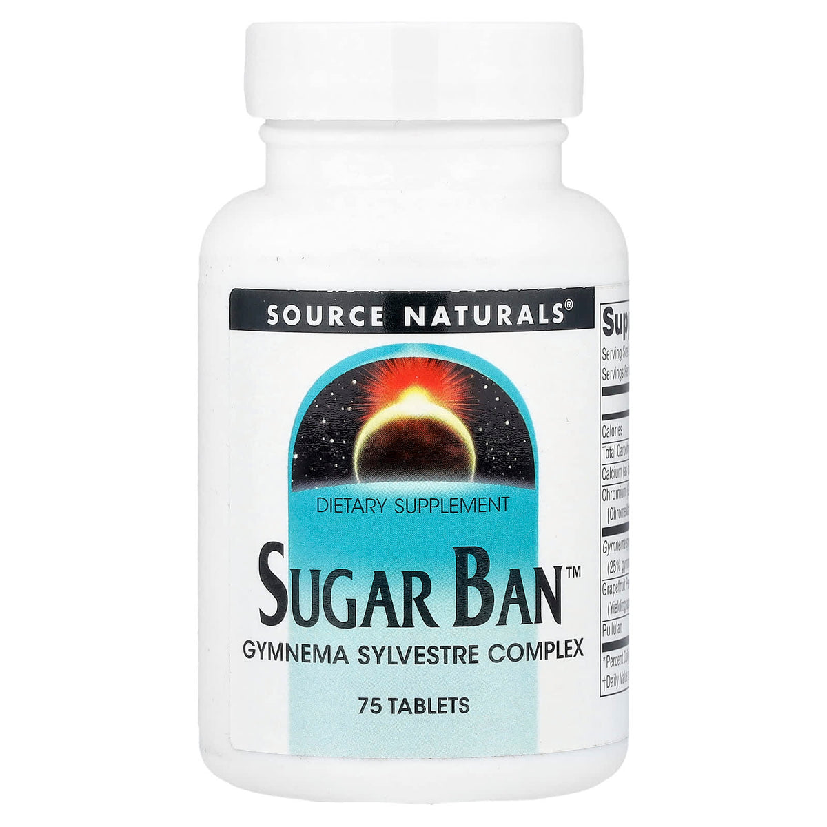 Source Naturals Sugar Ban, 75 Tablets