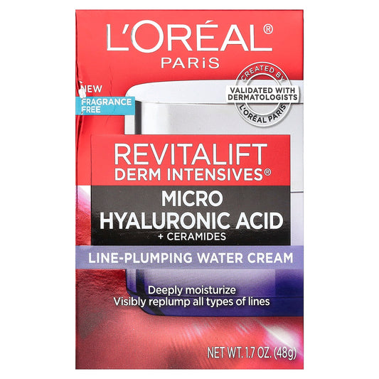 L'Oréal Micro Hyaluronic Acid + Ceramides Line-Plumping Water Cream 48 g - view 2