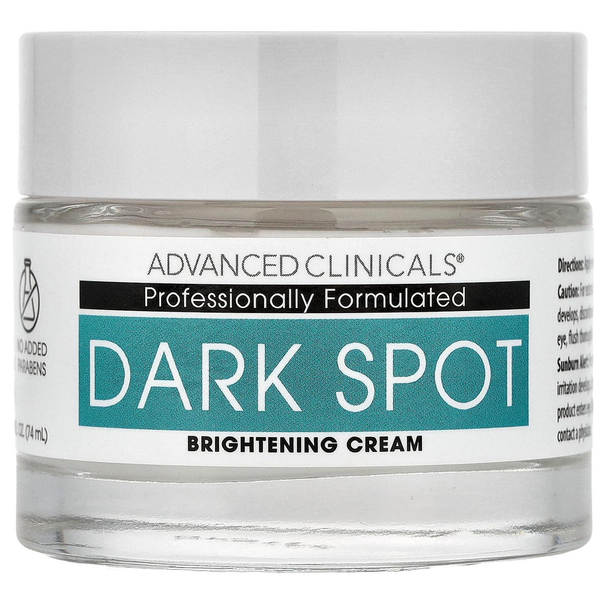 Advanced Clinicals Dark Spot Brightening Cream 74 ml (2.5 fl oz) — product view