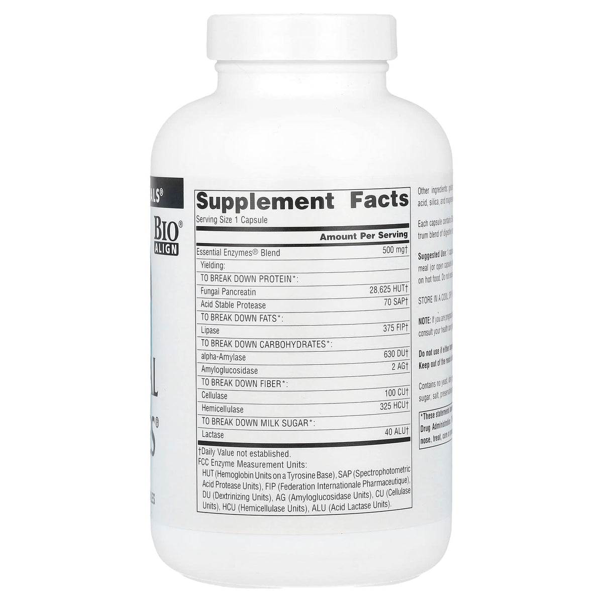 Source Naturals Daily Essential Enzymes, 500 mg, 240 Capsules - view 2