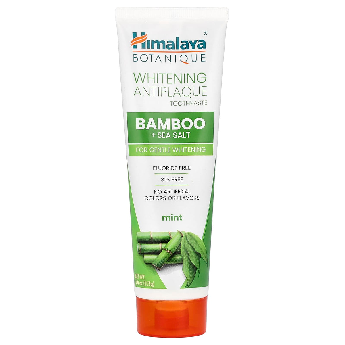 Himalaya Whitening Antiplaque Toothpaste, Bamboo and Sea Salt, Mint, 113 g — product view