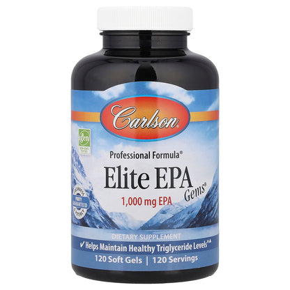 Carlson Elite EPA Gems 1,000 mg, 120 Soft Gels