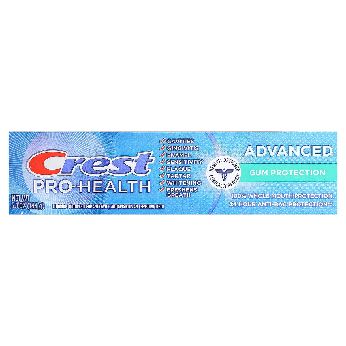 Crest Pro-Health Advanced Fluoride Toothpaste, Gum Protection, 144 g - view 2