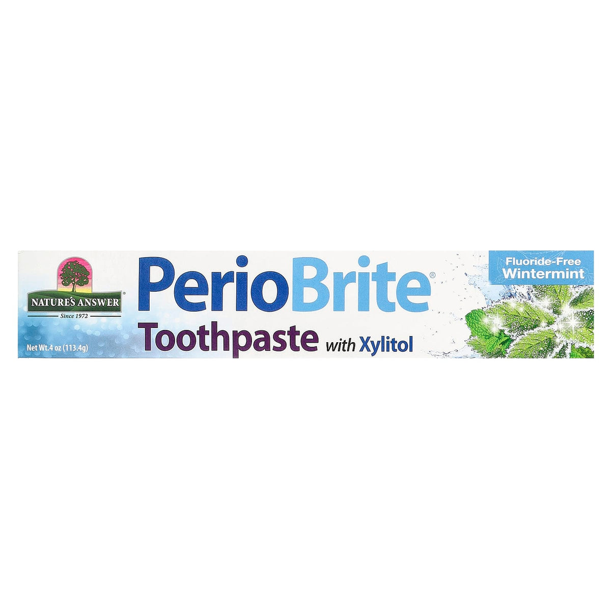 Nature's Answer PerioBrite Toothpaste with Xylitol, Wintermint, 113.4 g - view 2