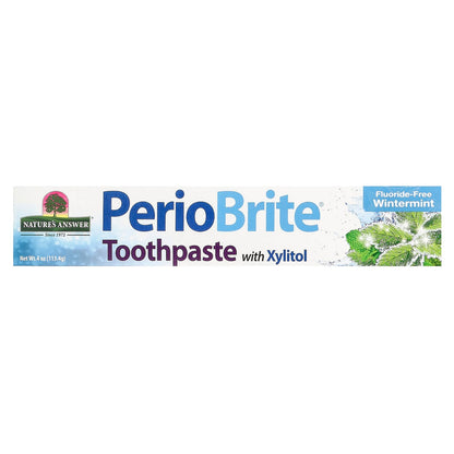 Nature's Answer PerioBrite Toothpaste with Xylitol, Wintermint, 113.4 g - view 2