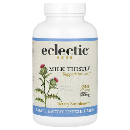 Eclectic Herb Milk Thistle, 240 Veg Caps (600 mg per Cap)