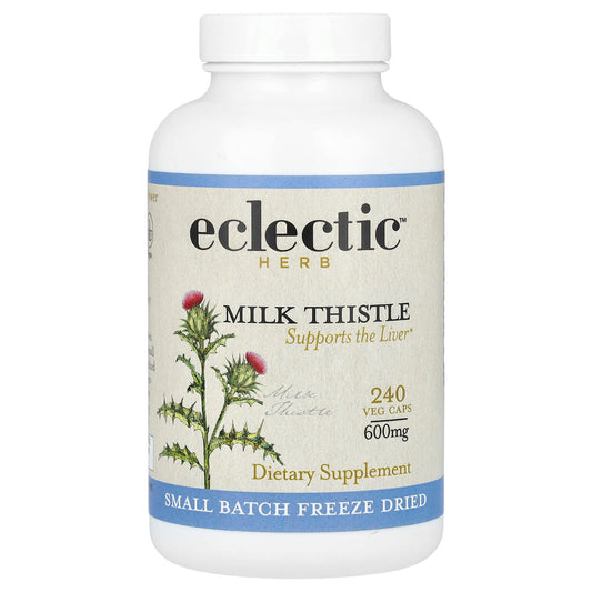 Eclectic Herb Milk Thistle, 240 Veg Caps (600 mg per Cap)