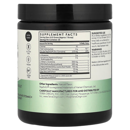Terra Origin Healthy Gut Vegan Formula Powder, 246.6 g (8.7 oz) - view 2