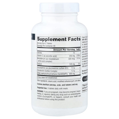 Source Naturals Glucosamine Chondroitin Complex with MSM, 120 Tablets - view 2