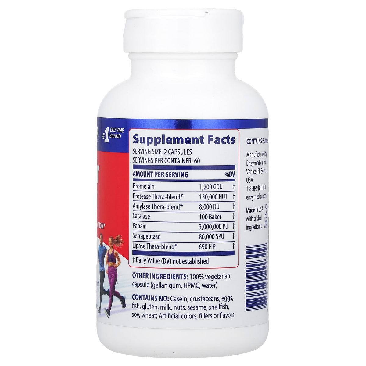 Enzymedica Repair Gold Enzyme Formula, 120 Capsules - view 2