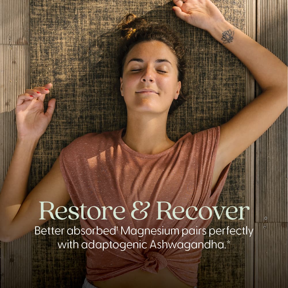 New Chapter Magnesium + Ashwagandha, 60 Vegan Tablets - view 4