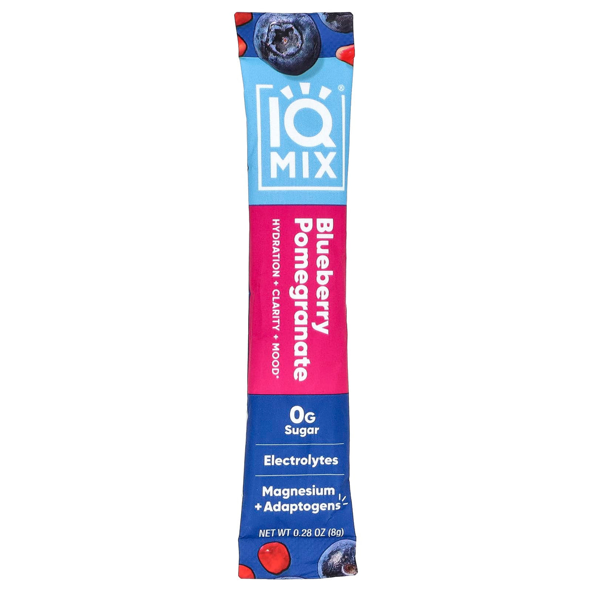 IQBAR IQMIX Hydration + Clarity + Mood Mix Blueberry Pomegranate 20 Sticks - view 3