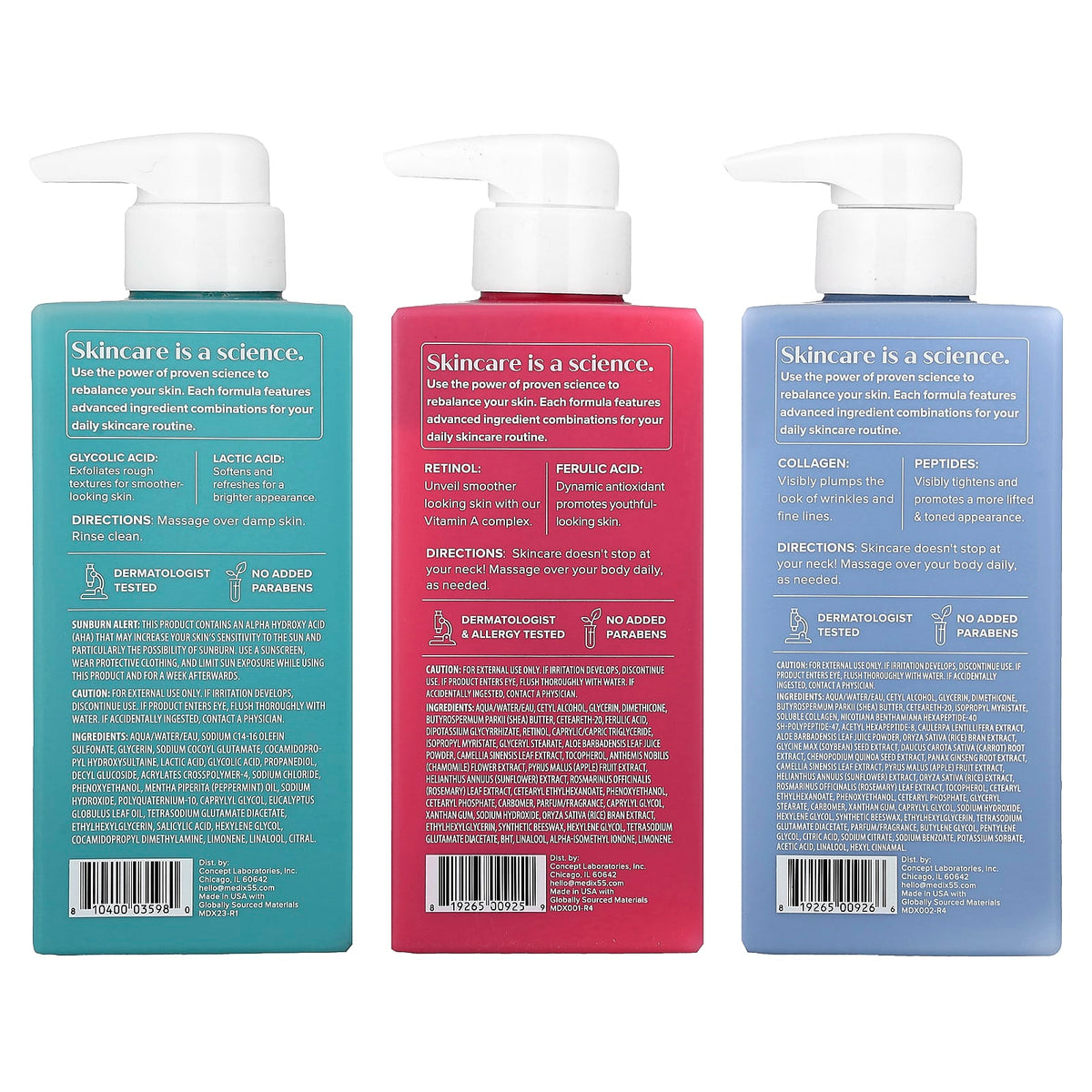 Medix 5.5 Smooth Firm Duel Firming Set, 3 Piece, 444 ml (15 fl oz) Each — alternate product view