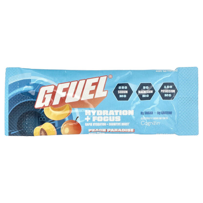 G FUEL Hydration + Focus Electrolyte Mix, Peach Paradise, 20 Sticks - view 3