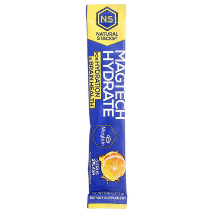 Natural Stacks MagTech Hydrate, Citrus Splash, 14 Stick Packs (7.5 g Each) - view 3