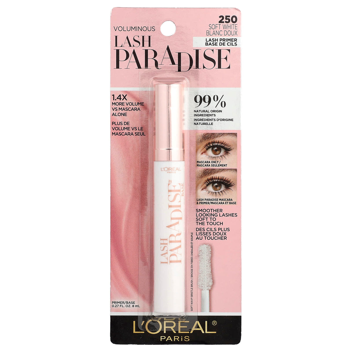 L'Oréal Voluminous Lash Paradise Primer 250 Soft White 8 ml - view 2
