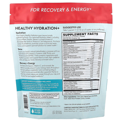 Terra Origin Healthy Hydration+ Cranberry Limeade 30 On-The-Go Packets (6.2 g) - view 2
