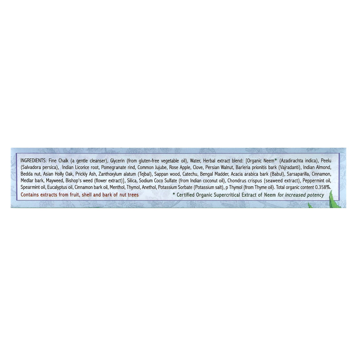 Auromere Ayurvedic Herbal Toothpaste, Fresh Mint, 117 g - view 3