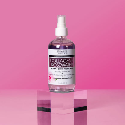Advanced Clinicals Collagen + Rosewater Facial Mist 222 ml (7.5 fl oz) - view 4