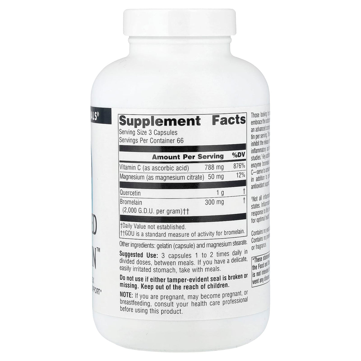 Source Naturals Activated Quercetin, 200 Capsules — alternate product view