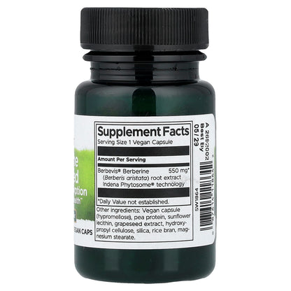Swanson Vitamins Berberine Advanced, 30 Vegan Capsules (550 mg per Capsule) - view 2