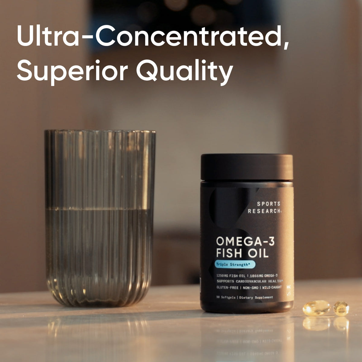 Sports Research Omega-3 Fish Oil Triple Strength, 120 Softgels - view 6