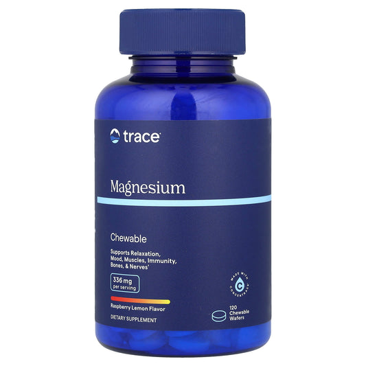 Trace Magnesium Chewable, Raspberry Lemon, 120 Chewable Wafers