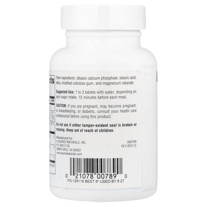 Source Naturals Sugar Ban, 75 Tablets - view 3