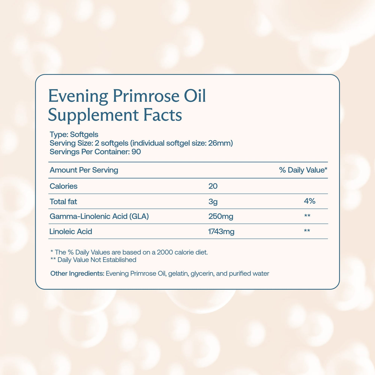 BodyBio Evening Primrose Oil, 180 Capsules - view 3