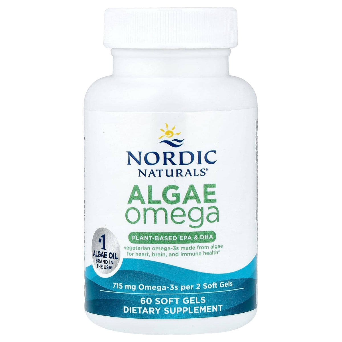 Nordic Naturals Algae Omega, 60 Soft Gels (357.5 mg per Soft Gel) - view 3