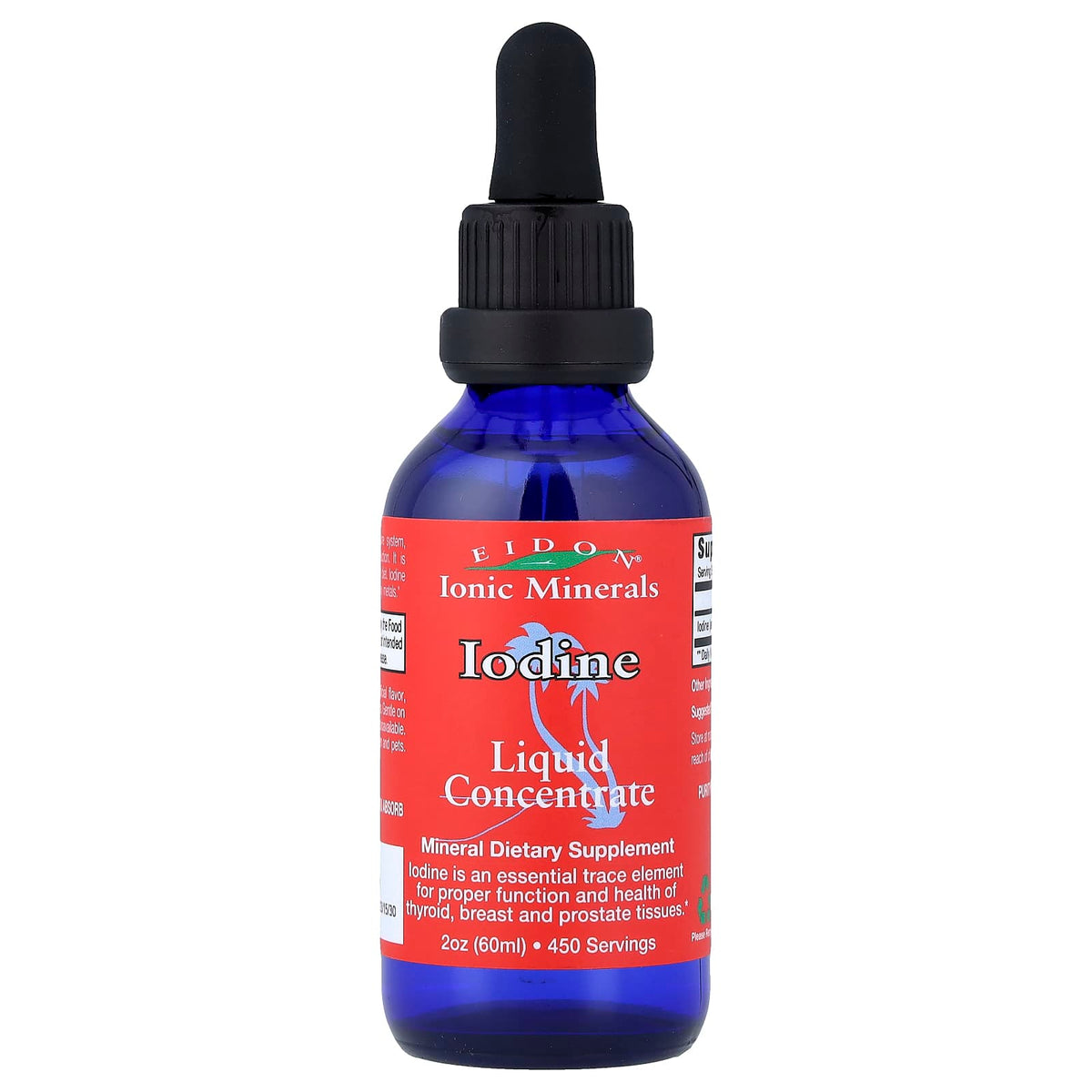 Eidon Ionic Minerals Iodine, Liquid Concentrate, 60 ml (2 fl oz)