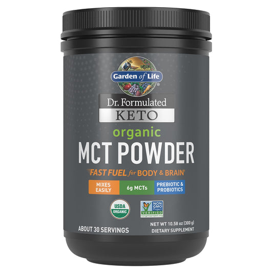 Garden of Life Dr. Formulated Keto Organic MCT Powder, 300 g (10.58 oz)