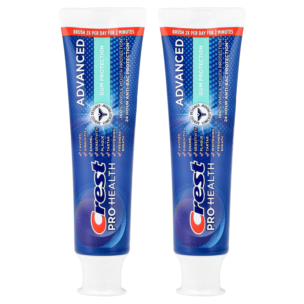 Crest Pro-Health Advanced Gum Protection Toothpaste, 2 Pack, 144 g Each