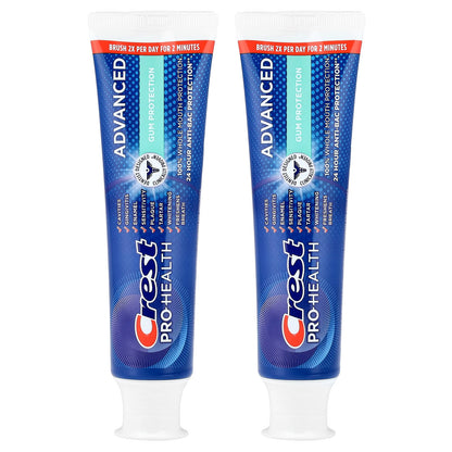 Crest Pro-Health Advanced Gum Protection Toothpaste, 2 Pack, 144 g Each