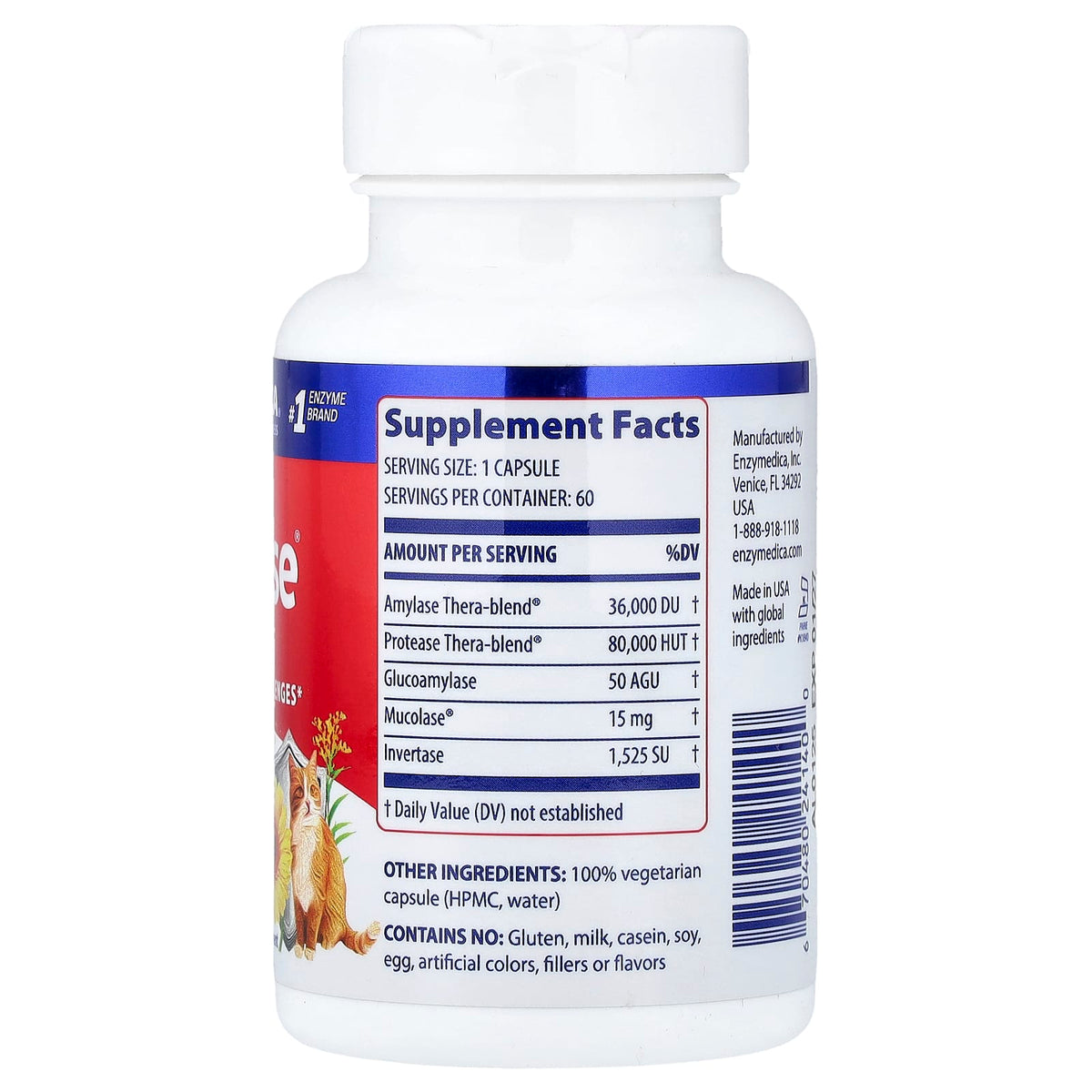 Enzymedica Allerase, 60 Capsules - view 2
