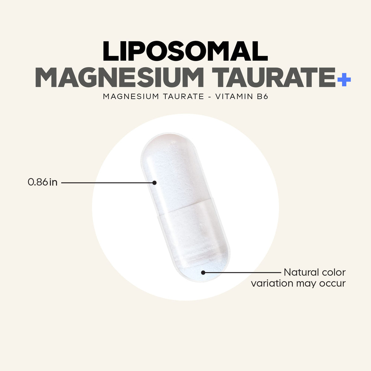 Codeage Liposomal Magnesium Taurate+, 120 Vegetable Capsules - view 3