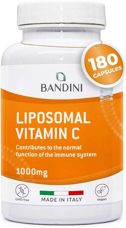 Bandini Liposomal Vitamin C High Strength Capsules, 180 Count