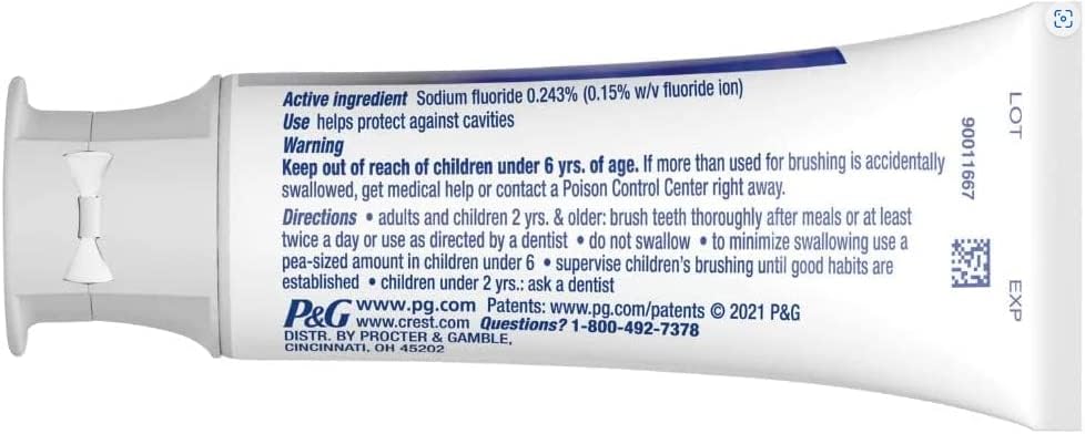 Crest 3D White Advanced Charcoal Toothpaste 76 g (2.7 oz), Pack of 2 - view 3