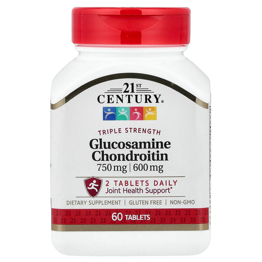 21st Century Glucosamine/Chondroitin Sulphate, 60 Tablets