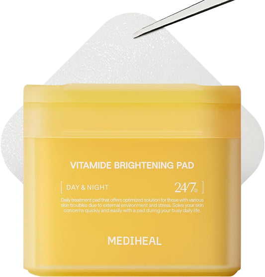 Mediheal Vitamide Brightening Toner Pads, 100 Count