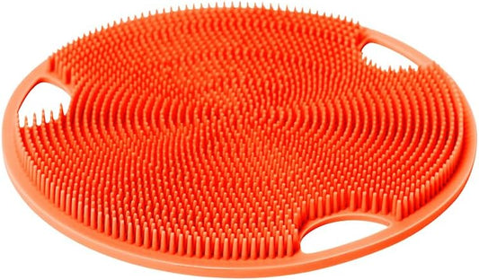 Boie USA Flat Body Scrubber, Orange