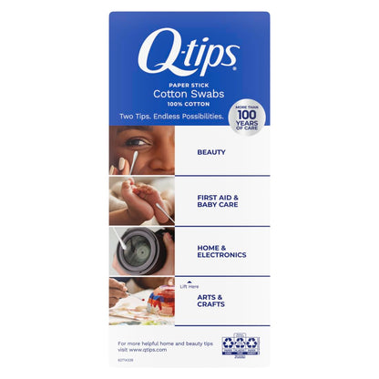 Q-tips Original Cotton Swabs, 500 Count - view 2