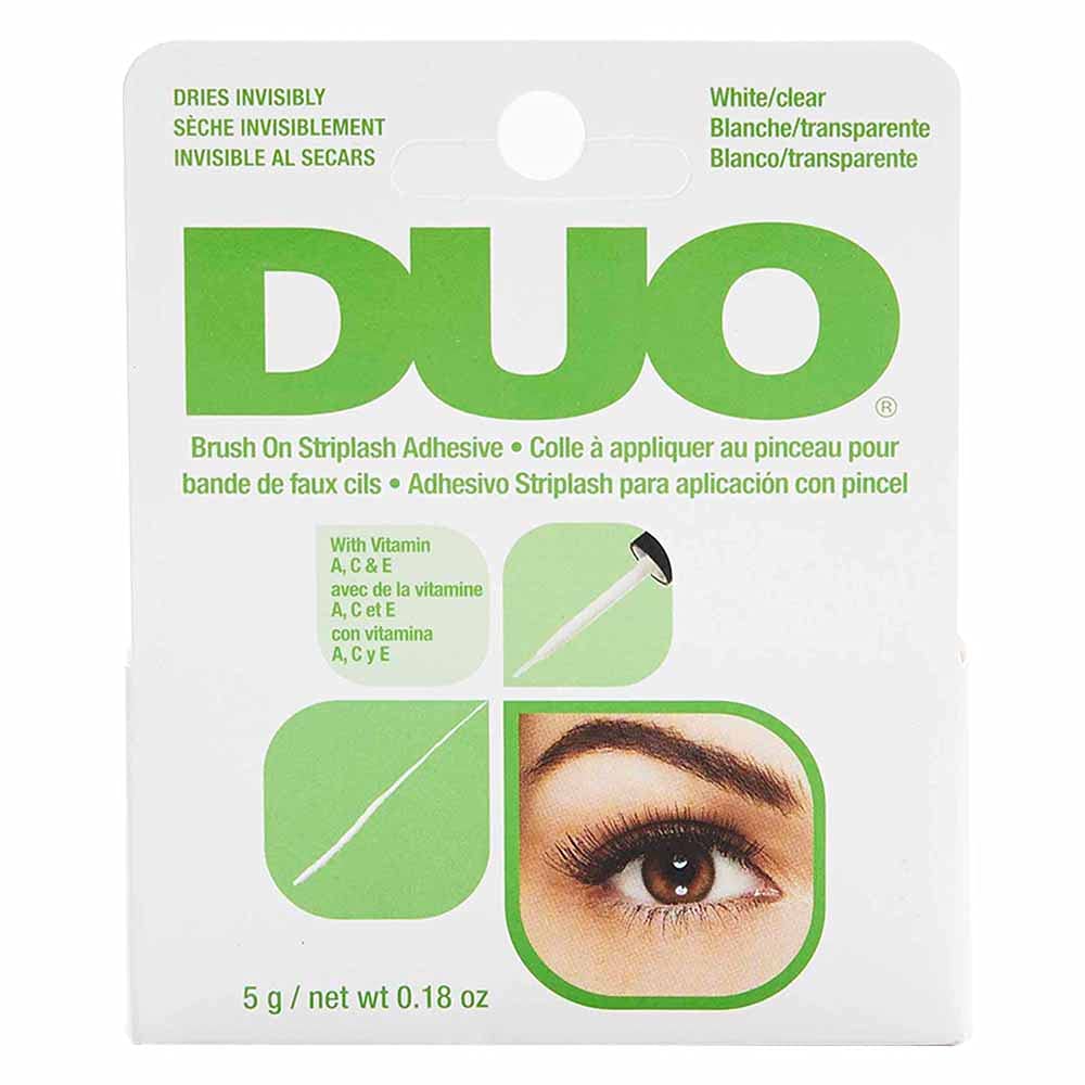 DUO Brush-On Clear Striplash Adhesive, Latex Free, 5 g