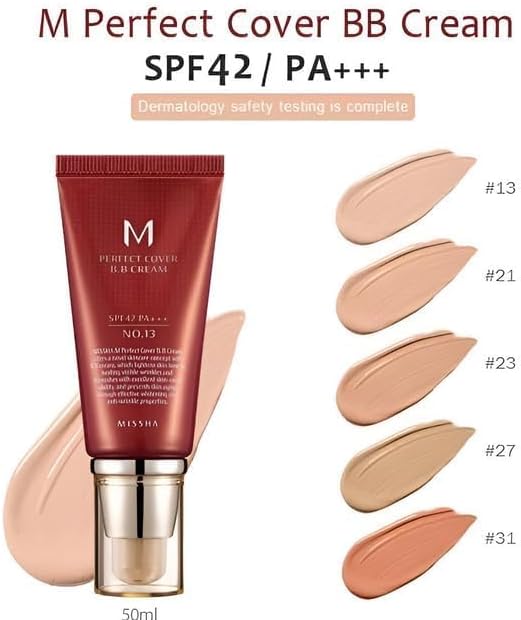 Missha Perfect Cover BB Cream SPF 42 PA+++ #13 Bright Beige 20 ml - view 2