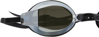 TYR Blackops 140 EV Racing Mirrored Swim Goggles, Black/Smoke - view 6