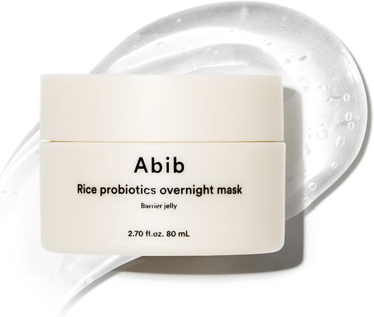 Abib Rice Probiotics Overnight Mask Barrier Jelly, 2.7 fl oz