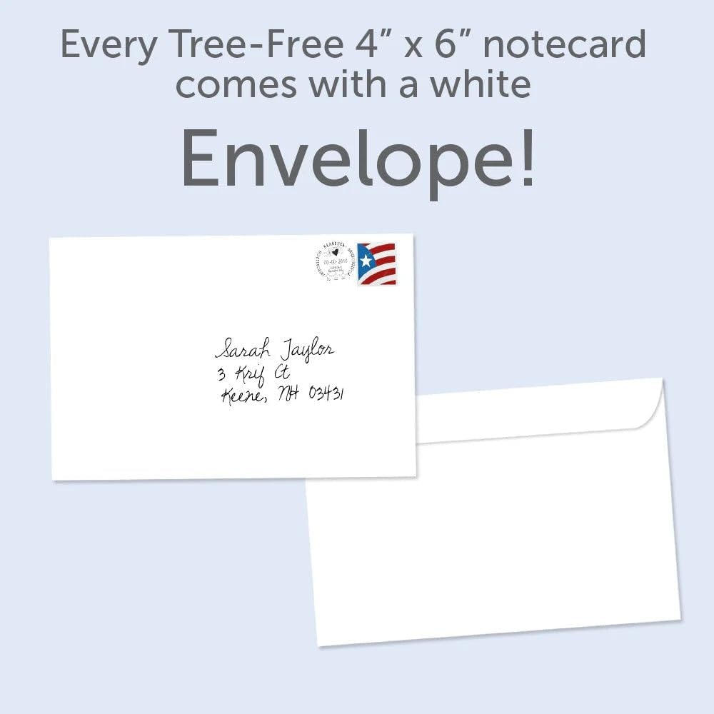 Tree-Free Greetings Tree of Life Notecards with Envelopes, Pack of 12 - view 4