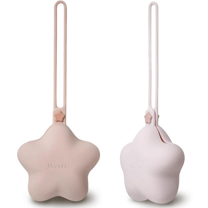 Moonkie Silicone Dummy Holder Case, Pack of 2